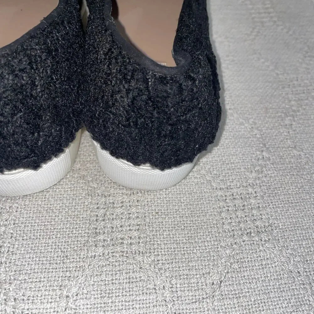 Steven New York Women’s Comfort Shoes Size 9 M Black Faux Fur Going Out Party